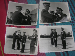 4 Photo Papier : Remise De Décoration Sur Base Aérienne Armée De L Air BA 125 Istres ? - Aviation