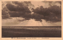 BELGIQUE - Blankenberghe - Coucher De Soleil - Carte Postale Ancienne - Blankenberge