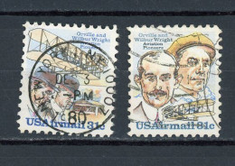 USA : POSTE AÉRIENNE - N° Yvert 85+86 Obli. - 3a. 1961-… Used