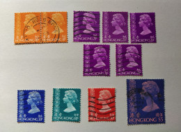 HONG-KONG 1973 - Elizabeth II  6 Values, Used - Used Stamps