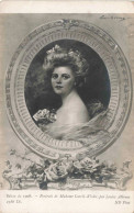 PENTURES & TABLEAUX - Portrait De Madame Carrié-Wisler - Carte Postale Ancienne - Peintures & Tableaux