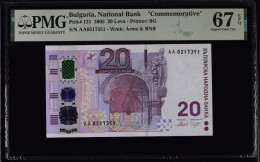 20 Leva BULGARIA 2005 UNC PMG 67 EPQ - Bulgarie