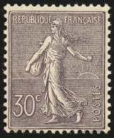 30c Semeuse (n°133) Neuf **. Cote 550€. Superbe. - 1903-60 Semeuse Lignée