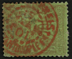 20c SAGE Obl. CORR. D'ARMEES CONSTANTINOPLE En Rouge. RARETE En Rouge. TB. - 1849-1876: Période Classique