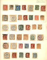 CANTAL : Superbe Collection D' Oblitérations Sur 146 Timbres. Nombreux Bureaux De Distributions. Qualité Exceptionnelle. - 1849-1876: Periodo Clásico