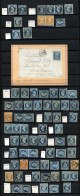 PETITS CHIFFRES D' ALGERIE - Collection De 69 Timbres + 1 Lettre . TB. - 1849-1876: Periodo Classico