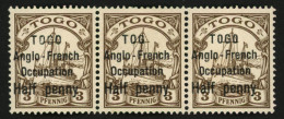 TOGO : 1/2pf S/ 3pf (n°31A - 31 Ab) Neuf */** Avec Surcharge Type II Et Erreur "TOG Au Lieu TOGO" Au Centre. Le Timbre D - Autres & Non Classés