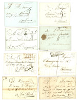 GIRONDE Lot 30 Marques Postales De La GIRONDE (indice 7 à 16). Cote 2900€+. B/TB. - 1701-1800: Precursors XVIII