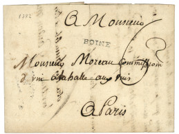 LOIRET : 1782 BOINE (Lenain 1) Sur Lettre Avec Texte. Indice 20. Superbe. - 1701-1800: Vorläufer XVIII