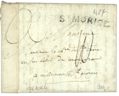 ORNE : 1785 St MORICE (Lenain 1) Sur Lettre Avec Texte Daté "PETITEVILLE". Indice 19. Superbe. - 1701-1800: Precursors XVIII