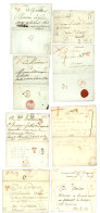 PETITE POSTE DE PARIS - Superbe Lot De 8 Lettres Avec Texte. A Voir. TTB. - 1701-1800: Precursores XVIII