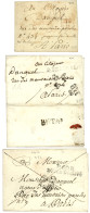 BOURG LA REINE - BOURG EGALITE : 3 Lettres B.DE L'EGALITE (ss Texte) Indice 21, B.DE L'EGALITE Rouge (ss Texte) Indice 2 - 1701-1800: Precursori XVIII