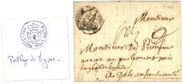 RHONE : 1776 PORT PAYE Orné De LYON (Lenain 21) Sur Lettre Avec Texte. Indice 29. TB. - 1701-1800: Precursors XVIII