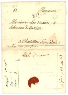 YONNE : 1770 "DEB. D' AUXERRE" Manus. Sur Lettre Avec Texte De DIJON. Rare. TTB. - 1701-1800: Precursores XVIII
