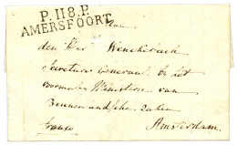 1811  P.118.P AMERSFOORT Sur Lettre Avec Texte Pour AMSTERDAM. RARE. Superbe. - 1792-1815: Veroverde Departementen