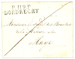 1813 P.119.P DORDRECHT Sur Lettre Avec Texte . Superbe. - 1792-1815: Départements Conquis