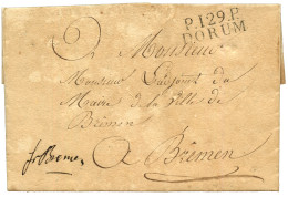 1811 P.129.P DORUM + "Fr. BREMEN".  RARE. Superbe. - 1792-1815: Départements Conquis