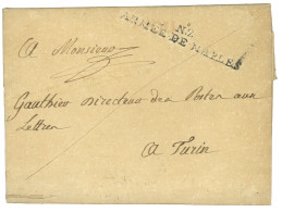 1806 N°2 ARMEE DE NAPLES En Bleu Sur Lettre Avec Texte Daté "Quartier Général De PALMI, CORPS D' ARMEE En CALABRE". Supe - Legerstempels (voor 1900)