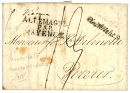 CONSTANTINOPLE : 1813 ALLEMAGNE /PAR / MAYENNE + D'AUSTRICHE Sur Lettre De CONSTANTINOPLE Pour LA BELGIQUE. TB. - 1801-1848: Precursori XIX