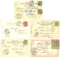 JERUSALEM / JAFFA : TB Lot De 5 Cartes. Superbe. - 1849-1876: Classic Period