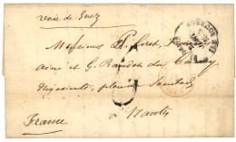 COMORES PRECURSEUR - MAYOTTE - KOËNY Via LA REUNION :1858 ST DENIS ILE BOURBON + Taxe 6 Sur Lettre Avec Texte Daté "KOËN - Sonstige & Ohne Zuordnung