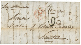 COMORES - MAYOTTE - KOËNY : 1861 COLONIES FRA. V.SUEZ + Taxe 6 Sur Lettre Avec Texte Daté "KOËNY" Pour NANTES. Origine T - Otros & Sin Clasificación