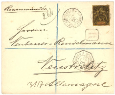 1900 75c Obl. LIBREVILLE CONGO FRANCAIS Sur Lettre Pour L' ALLEMAGNE. Superbe. - Otros & Sin Clasificación