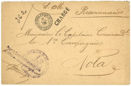 "CHARGE Pour NOLA" : 1905 BRAZZAVILLE CONGO + Griffe CHARGE + "S.M." Sur Enveloppe En Franchise Militaire Pour NOLA. - Otros & Sin Clasificación