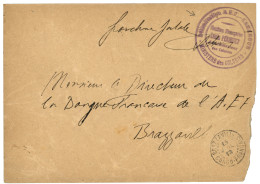 DELIMITATION A.E.F - CAMEROUN : 1913 Rare Cachet DELIMITATION A.E.F - CAMEROUN / STATION FRANCAISE/ Louis FERIGUET Sur E - Other & Unclassified