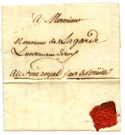 MARTINIQUE : 1782 Cachet Rare St. PIERRE Sur Lettre Avec Texte Pour Un Lieutenant Du ROY à FORT ROYAL. Superbe. - Autres & Non Classés