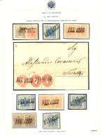 AUSTRIA : LETa ARRta PER MARE On 12 Stamps And 1 Cover On Exhibition Page. Superb Quality. - Other & Unclassified