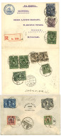 "HOTEL" : 1911/36 Lot 2 Nice REGISTERED Covers From HOTEL SHANGHAI & TIENTSIN To SWITZERLAND. Vvf. - Other & Unclassified