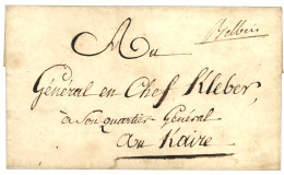 EGYPT - NAPOLEONIC Campaign - BELBEIS :  Manuscript Mark BELBEIS On Entire (no Text) To GENERAL KLEBER QUARTIER GENERAL  - Other & Unclassified