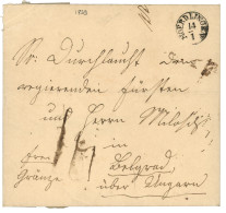 BAVARIA : 1839 NOERDLINGEN  On Entire To BELGRAD (SERBIA) !. Scarce. Vvf. - Autres & Non Classés