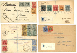 GERMAN EAST AFRICA  / NORTHERN NIGERIA : Lot Of 4 Covers. Vf. - Africa Orientale Tedesca