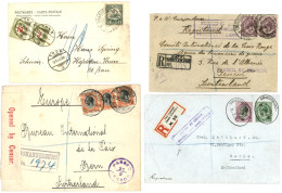 DSWA / SOUTH AFRICA : 1905/16 Lot 4 Covers. Vf. - Deutsch-Südwestafrika