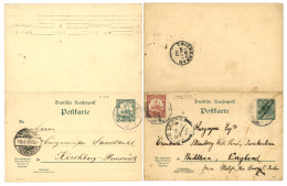 GERMAN NEW GUINEA - Superb Lot Of 5 Covers + 4 Stamps. Vvf. - Nouvelle-Guinée