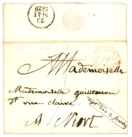 MAURITIUS : 1829 Rare Provisional Cachet LE HAVRE MAI 1829 + FORWARDING Agent "ACHEMINE Du HAVRE Par Mr DE LANOIX ILE MA - Mauritius (...-1967)