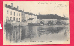 Cpa 87- Bessines, Vieux Pont Sur La Gartempe, Voyagée 1903, Dod Simple, Belle Carte - Bessines Sur Gartempe