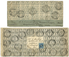 SPAIN : 1911 Lot 2 Spectacular Envelopes From VILLAGARCIA To ENGLAND. See Web. Vf. - Sonstige & Ohne Zuordnung