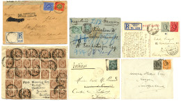 UGANDA KENYA : 1900/27 Lot 6 Covers ( 3 REGISTERED) To SWITZERLAND. Vf. - Kenya & Uganda