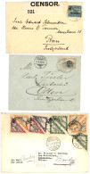 LIBERIA : Lot Of 3 Covers (MARITIME, CENSOR ...). Vf. - Other & Unclassified