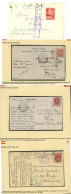 SPAIN : 1909/37 Lot 4 Covers To MANCHURIA, PERAK, JAPAN, CEYLON. Vvf. - Other & Unclassified