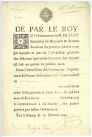 JF Foullon (1715-1789) Surintendant Finances 1789 Assassiné Revolution Namur 1747 Necker Saumur - Personajes Historicos