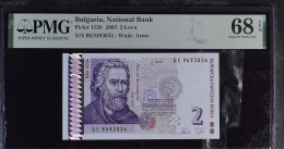 2 Leva BULGARIA 2005 UNC PMG 68 EPQ - Bulgarie