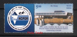 India 2022 Bharati - Indian Antarctic Research Station 10th Anniv, Polar, Ice, Penguin, Inde, Indien - Forschungsprogramme