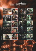 GB 2023 Harry Potter Wizarding World Smilers/Collector Sheet : GS-159/LS-157 - Timbres Personnalisés