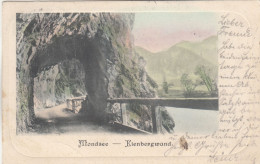 D6532) MONDSEE - Kienbergwand - Alte Passeparout AK - 1902 - Mondsee