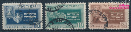 Israel 19-21 (kompl.Ausg.) Gestempelt 1949 Jüdische Festtage (10252024 - Gebraucht (ohne Tabs)