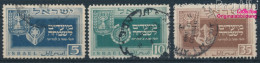 Israel 19-21 (kompl.Ausg.) Gestempelt 1949 Jüdische Festtage (10252026 - Gebraucht (ohne Tabs)